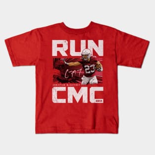 Christian McCaffrey San Francisco Stiff Arm Kids T-Shirt